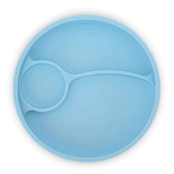 Brightberry PACIFIC BLUE Silicone Suction Plate for Babies.