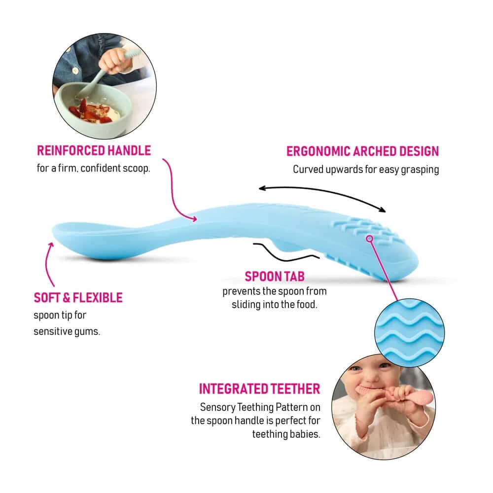 Reinforced handle and ergonomic design for easy gripping and confident scooping.