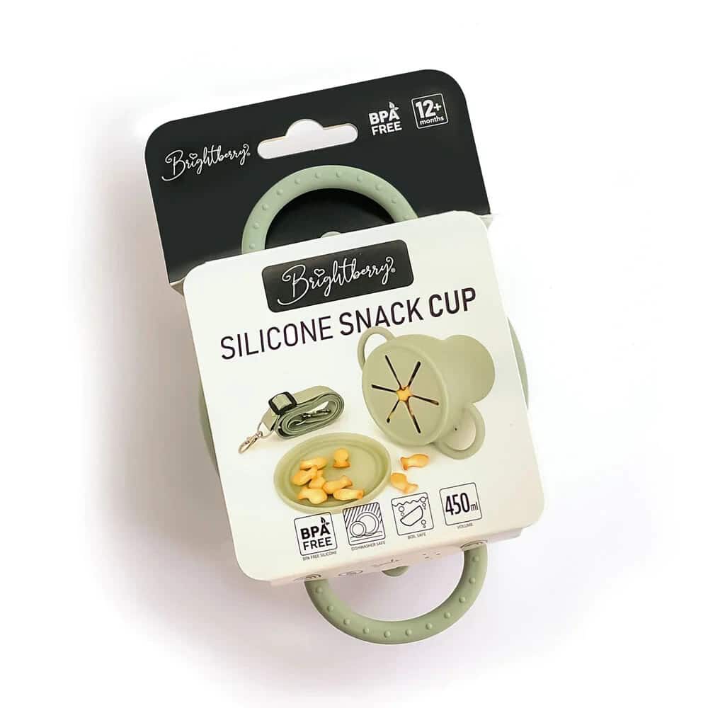 Silicone Snack Cup for Babies, Easy to Clean & Durable.